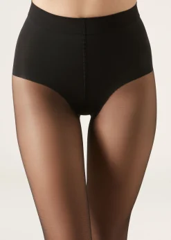 Collants com Cintura Adelgaçante - Den 15