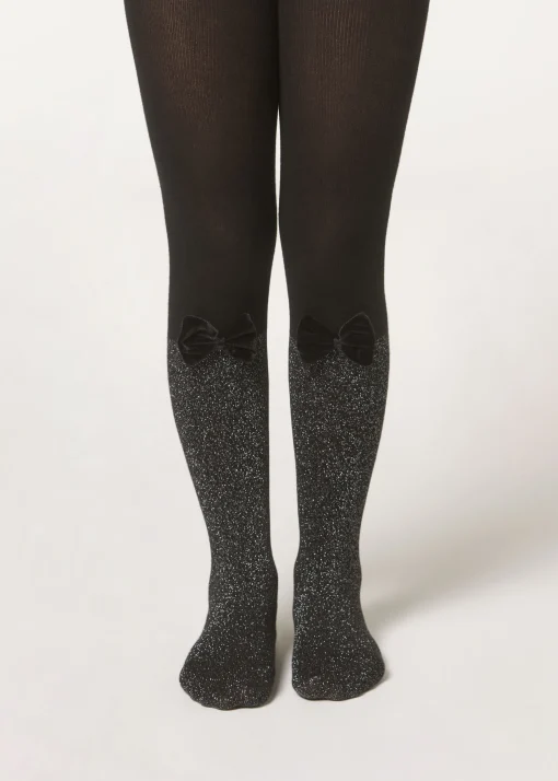 Collants Efeito Meias Altas Menina