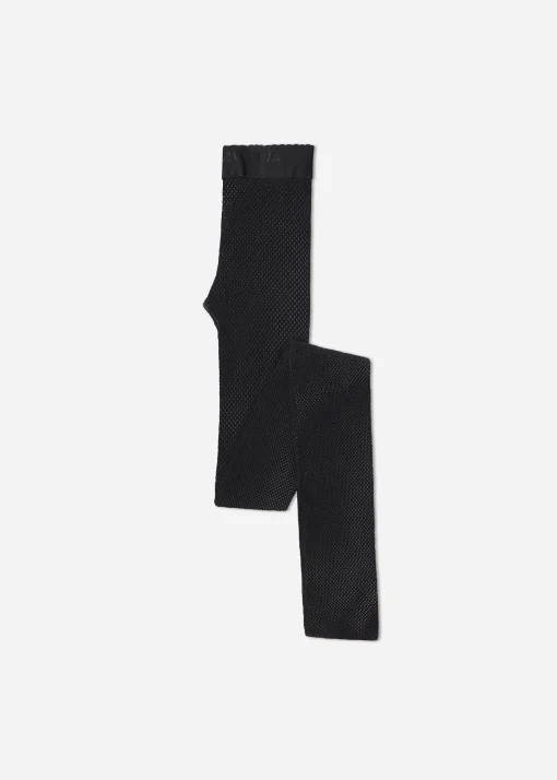 Collants em micro-rede para menina