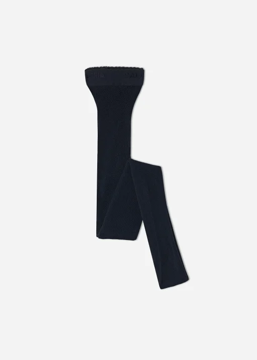 Collants em micro-rede para menina