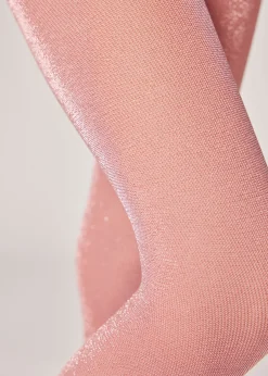 Collants Opacos 70 Den com Glitter para Menina