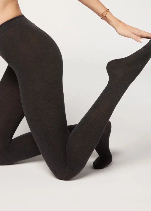 Collants Opacos em Algodão Eco - Den 150