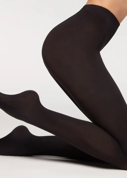 Collants Opacos em Algodão Eco - Den 150