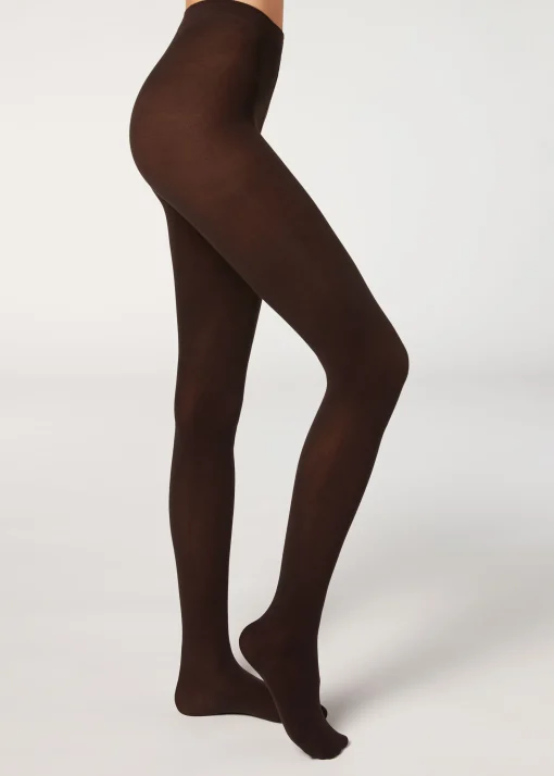Collants Opacos em Algodão Eco - Den 150