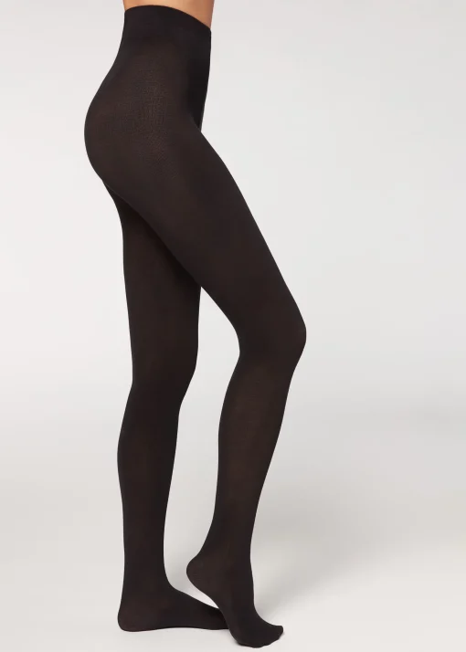 Collants Opacos em Algodão Eco - Den 150