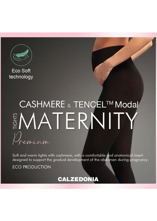 Collants Opacos Maternidade com Caxemira