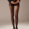 Collants Transparentes para Grávida às Bolinhas com Coração Transparente - Den 30