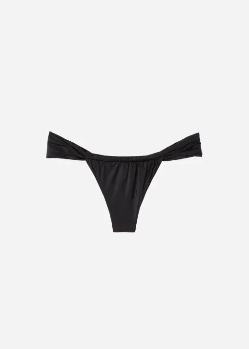 Cueca de Biquíni Brasileira com Laterais Finas Shiny Satin