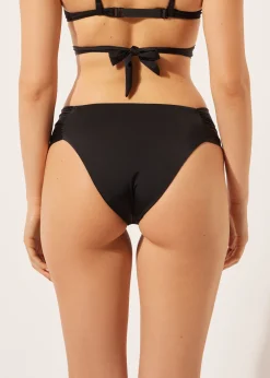 Cueca de Biquíni com Drapeado Indonesia