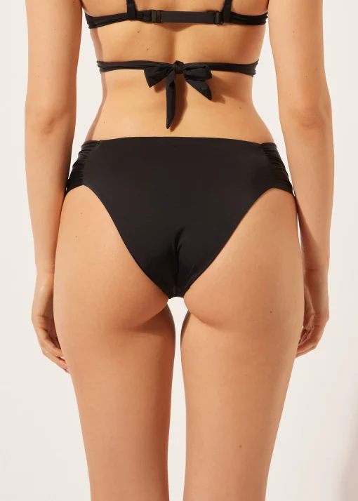 Cueca de Biquíni com Drapeado Indonesia