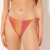 Cueca de Biquíni com Laços Colorful Shades