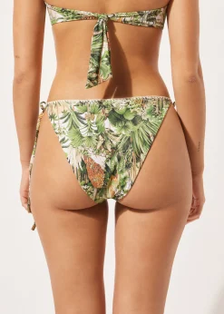 Cueca de Biquíni com Laços Savage Tropics