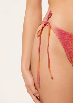 Cueca de Biquíni com Laços Colorful Shades