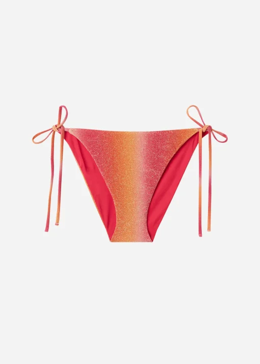 Cueca de Biquíni com Laços Colorful Shades