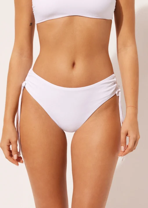 Cueca de Biquíni de Cintura Subida com Cordão Indonesia
