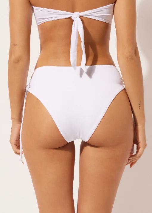 Cueca de Biquíni de Cintura Subida com Cordão Indonesia