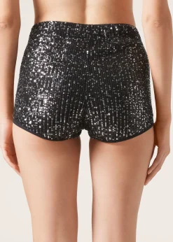 Hot Pants com Lantejoulas