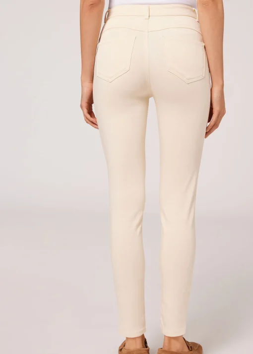 Jeans Push-up Skinny de Cintura Subida Soft Touch