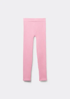 Leggings Caneladas para Menina