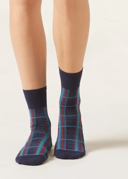 Meias Estampado Tartã