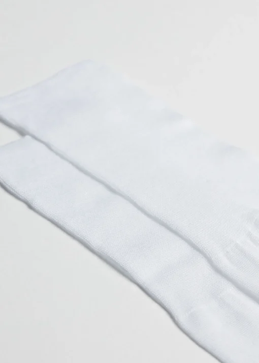 Meias longas em algodão mercerizado para homem
