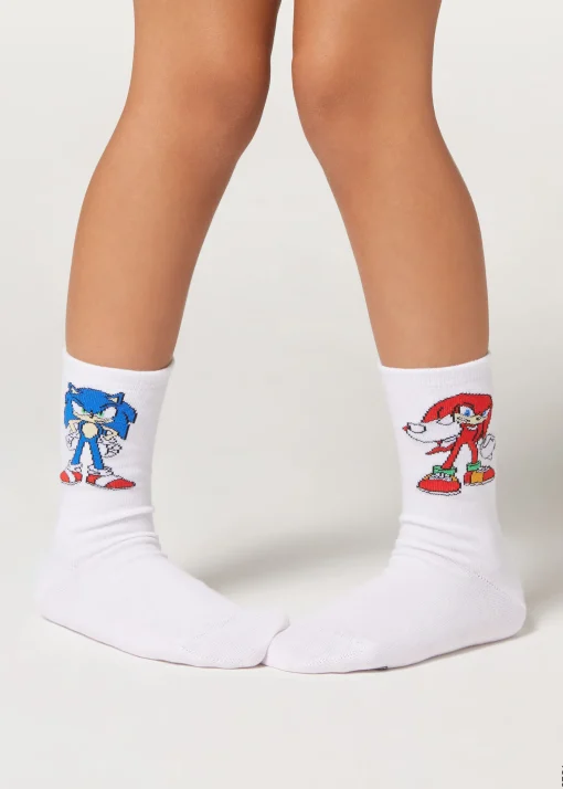 Meias Sonic para Criança