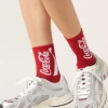 Meias Vermelhas Coca Cola