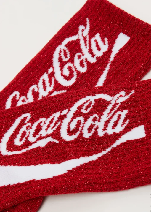 Meias Vermelhas Coca Cola