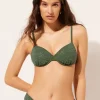 Parte de Cima de Biquíni Push-up Ligeiramente Almofadado Luxury Stones