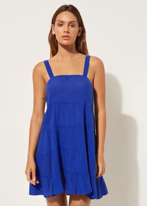 Vestido Curto com Barras
