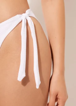 Cueca de Biquíni com Laços Classic Piquet
