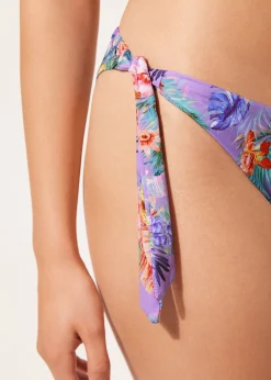 Cueca de Biquíni com Laços Fairy Jungle