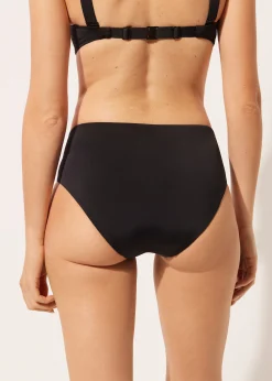 Cueca de Biquíni de Cintura Subida Adelgaçante Indonesia