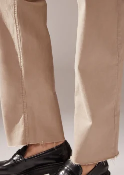 Jeans Culotte com Dobra