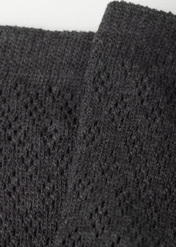 Meias com Efeito Perfurado