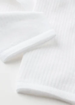 Meias Curtas Caneladas