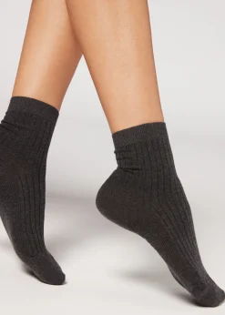 Meias Curtas com Caxemira