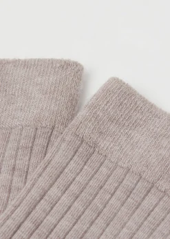 Meias Curtas com Caxemira