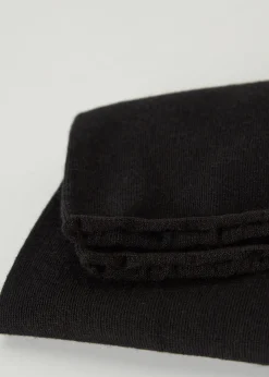 Meias Curtas com Caxemira sem Orla