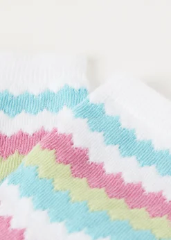 Meias Curtas às Riscas para Menina