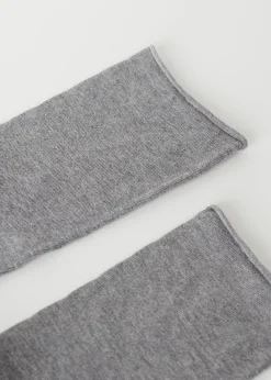 Meias em 3/4 em Algodão Liso de Mulher