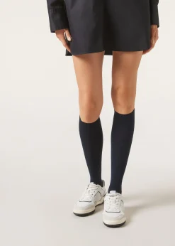 Meias longas com caxemira