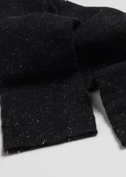 Meias Longas com Caxemira e Glitter para Mulher