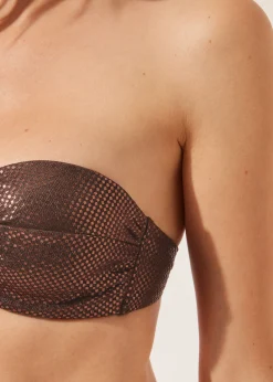 Parte de Cima de Biquíni Caicai Ligeiramente Almofadada Light Reflections