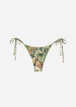Tanga de Biquíni com Laços Savage Tropics